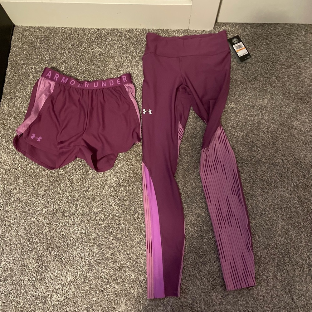 Under Armour Shorts and Pant set